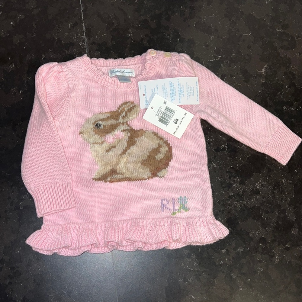 NWT Ralph Lauren Pink Sweater